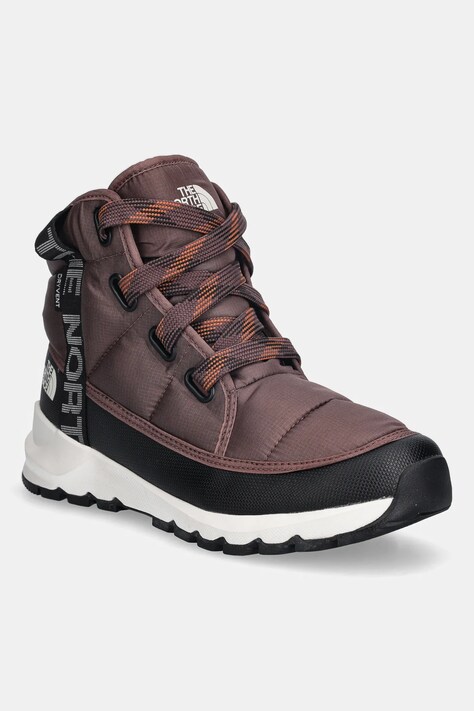 The North Face śniegowce Thermoball Lace Up kolor fioletowy NF0A817WC9R1