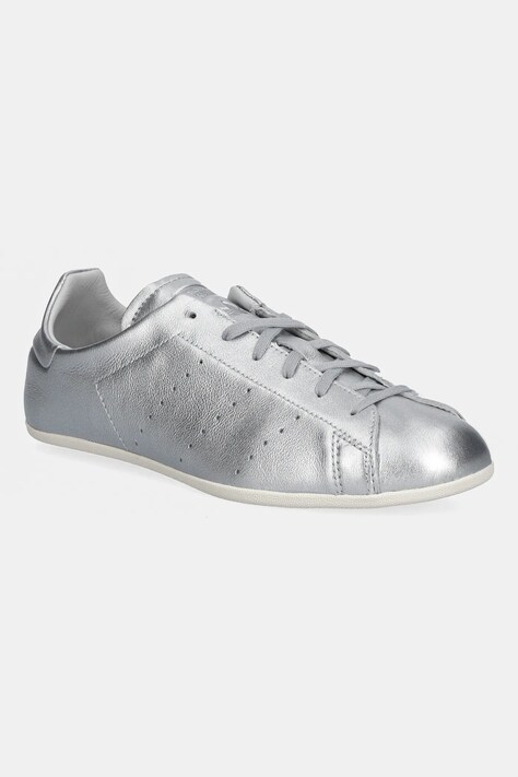 adidas Originals sneakers in pelle Stan Smith Lo Pro W donna colore argento JQ6427