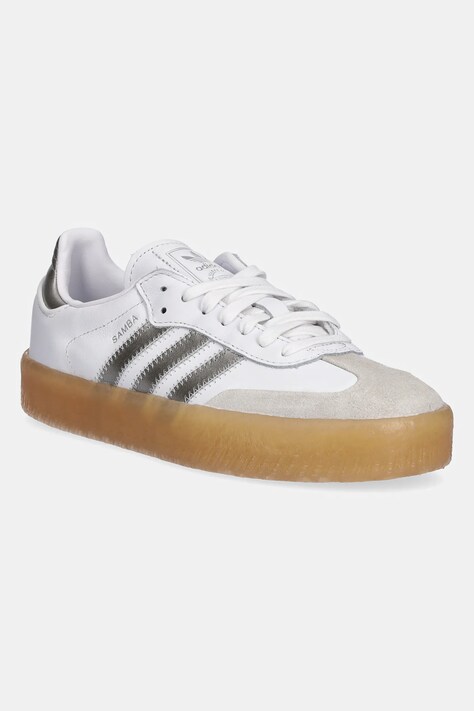 adidas Originals sneakersy skórzane Sambae W damskie kolor biały JS3943