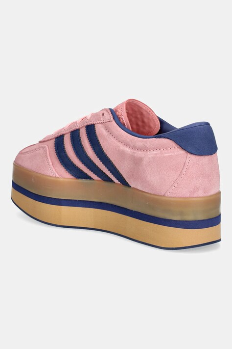Замшеві кросівки adidas Originals Gazelle Stack W — AW25-OBD1GH, рожевий — фото 3