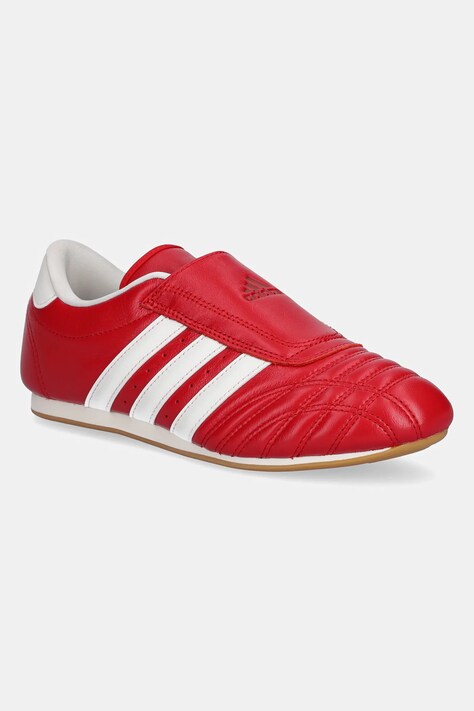 adidas Originals sneakersy skórzane Adidas Taekwondo W damskie kolor czerwony JS4020