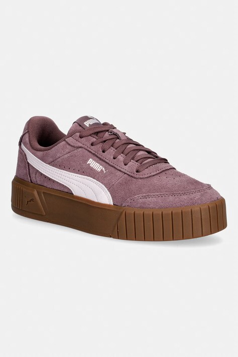 Puma Carina Mia SD sneakers γυναικεία σουέτ καφέ 402638