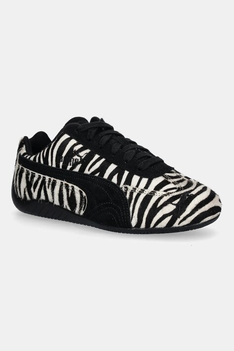 Puma sneakersy skórzane Speedcat Zebra Wns damskie kolor czarny 403356