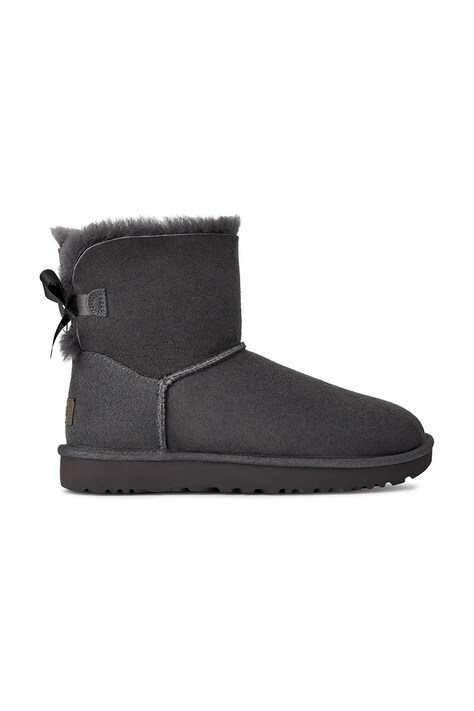 UGG śniegowce Mini Bailey Bow II kolor szary 1016501.OBS