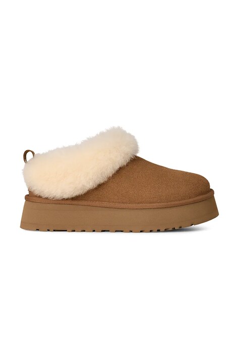 Snežke iz semiša UGG Tazzelle rjava barva, 1171393.CHE