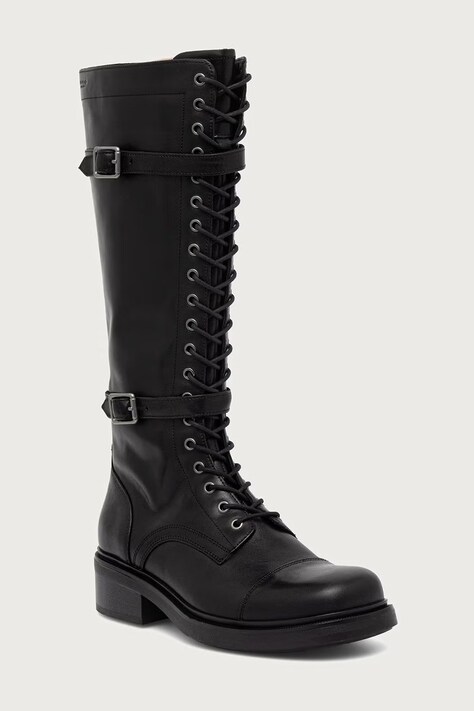 Vagabond Shoemakers Ботуши под коляното дамски от кожа KARLIE черни 6015-201-20