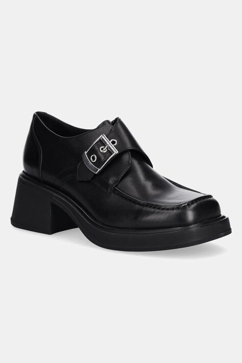 Vagabond Shoemakers czółenka skórzane DORAH kolor czarny na słupku 6042-001-20