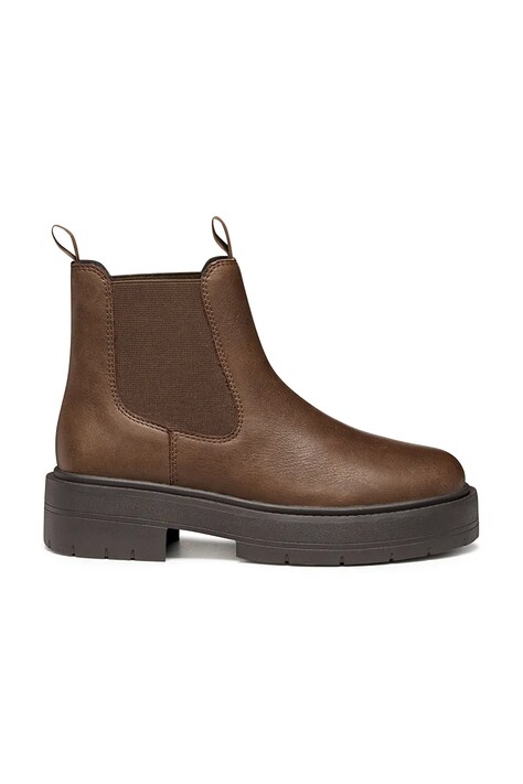 Chelsea Geox D SPHERICA EC7 rjava barva, D56VDA 00085 C6006