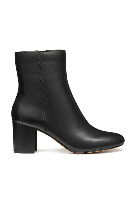 Geox cizme de piele D VIRNILISA 65 culoarea negru, cu toc drept, D56YYE 000TU C9999
