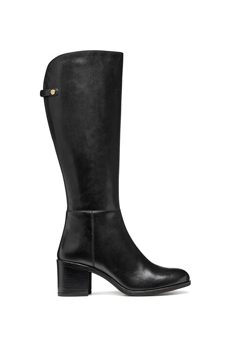 Elegantni škornji Geox D NEW ASHEEL ženski, črna barva, D56FSB 00043 C9999