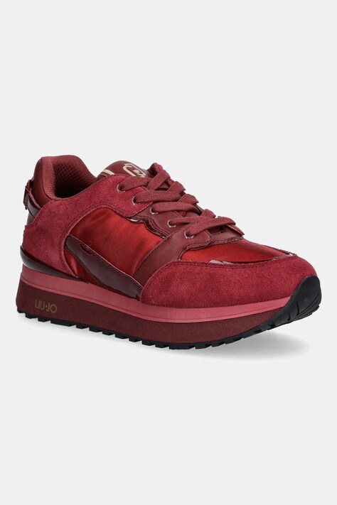 Liu Jo sneakersy LIU JO MAXI WONDER 91 damskie kolor czerwony BF5005PX522S1231