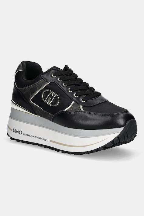 Tenisky Liu Jo LIU JO MAXI WONDER PLUS 01 čierna farba, BF5011PX77622222