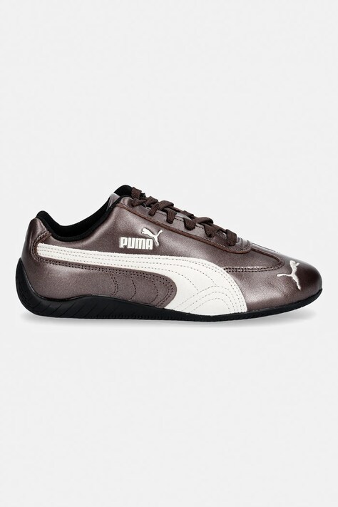 Шкіряні кросівки Puma Speedcat — AW25-OBD1TM, коричневий — фото 2