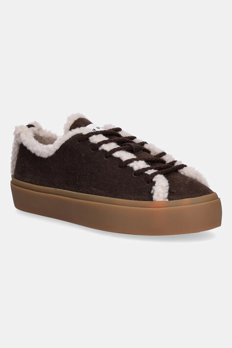 Čevlji Inuikii Shearling Low ženske, rjava barva, 1001.001.0242.152