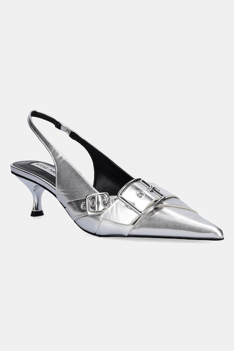 Lodičky Steve Madden Lezley stříbrná barva, 11003440