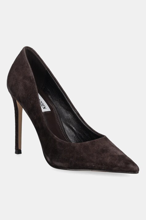 Steve Madden szpilki zamszowe Thrive kolor brązowy 11003887
