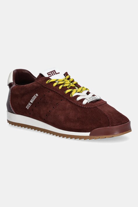 Steve Madden sneakersy zamszowe Mirage-Sm damskie kolor bordowy 11003908