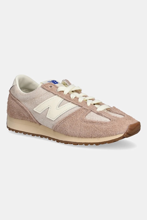 Semišové tenisky New Balance 471 dámské, béžová barva, U471PSC