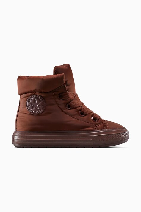 Μπότες χιονιού Converse Chuck Taylor All Star Elements Boot χρώμα: καφέ, A12940C