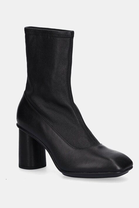 Ecco cizme de piele Sculpted Alba 65 Boot culoarea negru, cu toc drept, 234813-51052