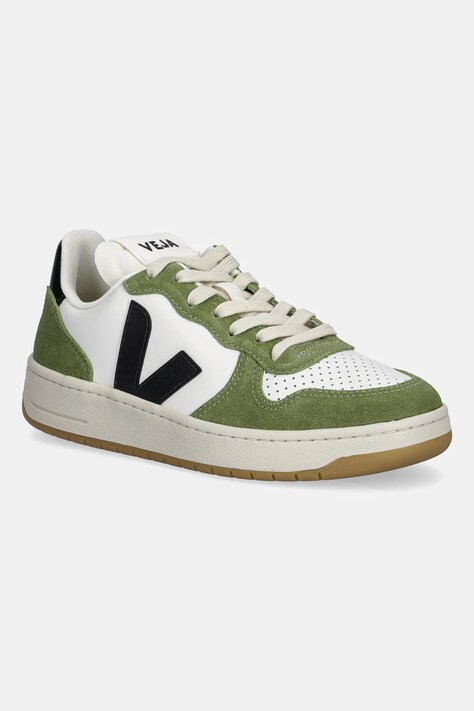 Veja sneakersy V-10 Prime damskie kolor zielony VI0220866A