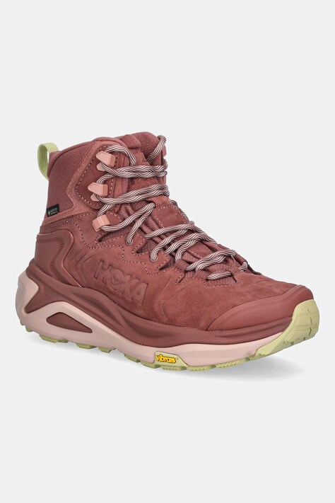 Hoka pantofi Kaha 3 GTX culoarea roșu, izolat, 1162531