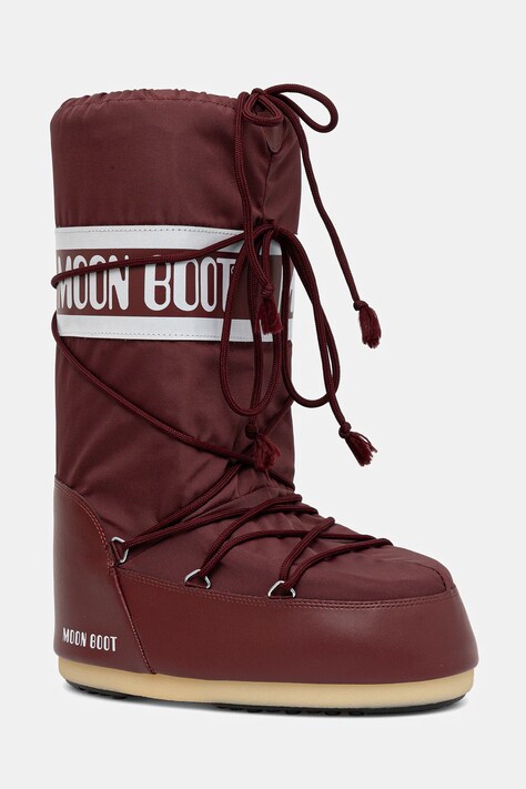 Moon Boot śniegowce MB ICON NYLON kolor czerwony 80D1400440 D013