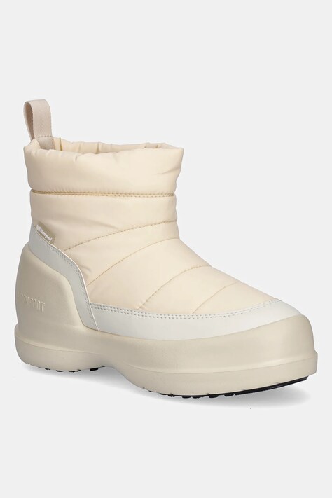 Moon Boot śniegowce MB MEZZALUNA PUFFY WP kolor beżowy 80D2500050 L002