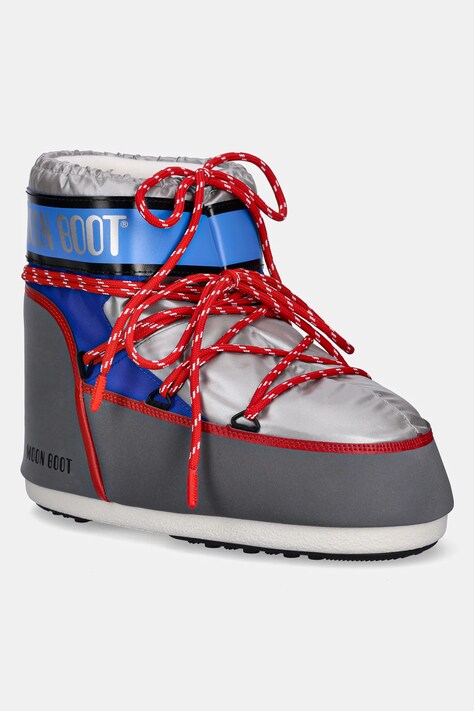 Sněhule Moon Boot MB ICON LOW SPACE RACING šedá barva, 80D1409650 HF04