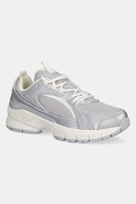 Armani Exchange sneakersy damskie kolor srebrny XW001628 AF17453 MZ127