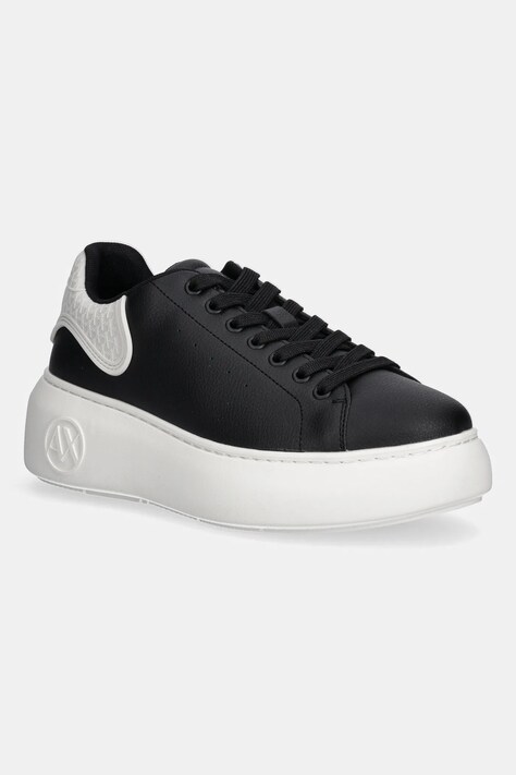 Armani Exchange sneakersy damskie kolor czarny XW002149 AF19528 MC024