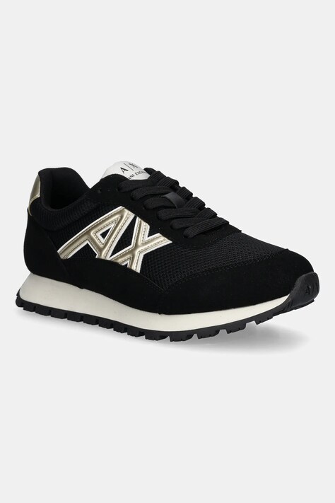 Armani Exchange sneakersy damskie kolor czarny XW002150 AF19388 MC077