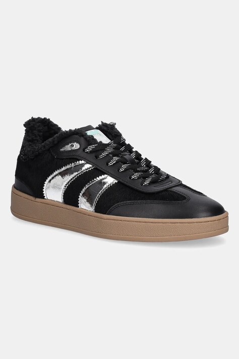 Crime London sneakersy skórzane WEMBLEY damskie kolor czarny 25251AA8