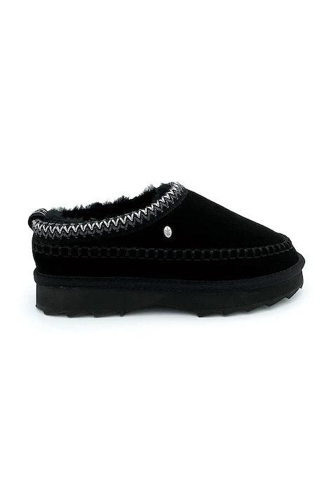 Semišové snehule Emu Australia Sharky Adventure Scuff čierna farba, W13239