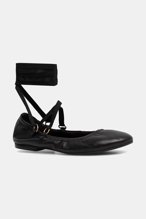 Jonak baleriny skórzane DESIREUSE CUIR kolor czarny 3800271