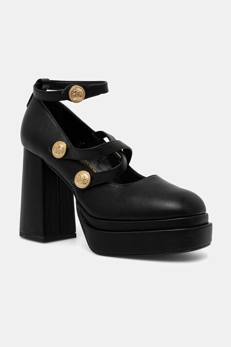Γοβάκια Buffalo May Mary Btn χρώμα: μαύρο, 1290212-BLK