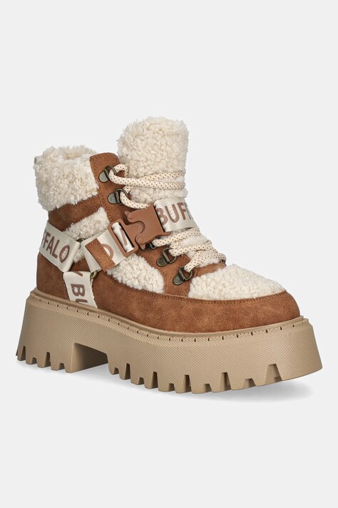 Buffalo śniegowce Aspen Com Mid Warm kolor brązowy 1622594-BEI