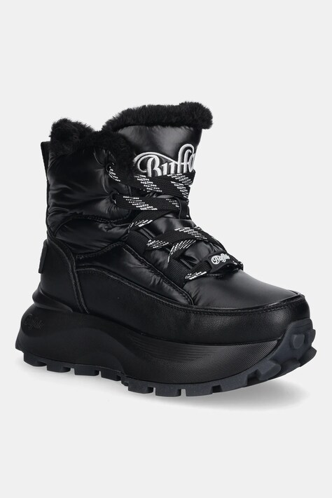 Buffalo śniegowce Manhatten Lace Up Puffed kolor czarny 1622621-BLK