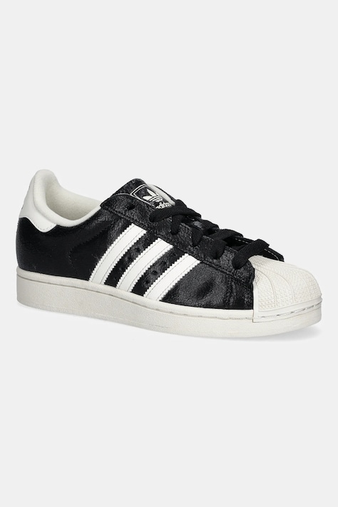 adidas Originals sneakers din piele Superstar II culoarea negru, JS4014