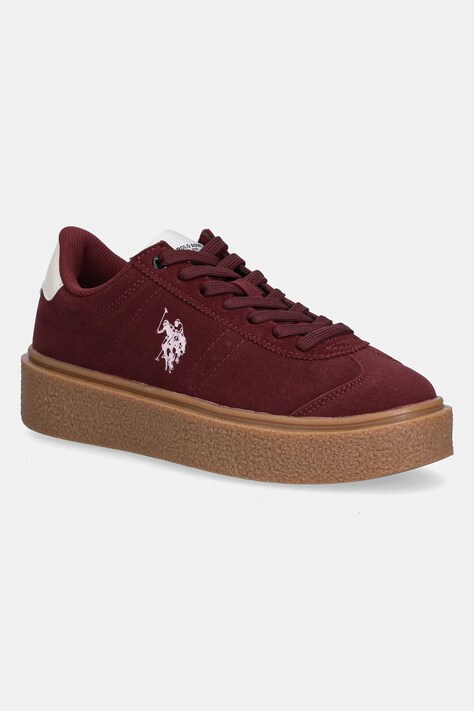 Αθλητικά U.S. Polo Assn. JODY002 χρώμα: μπορντό, JODY002W/EU1