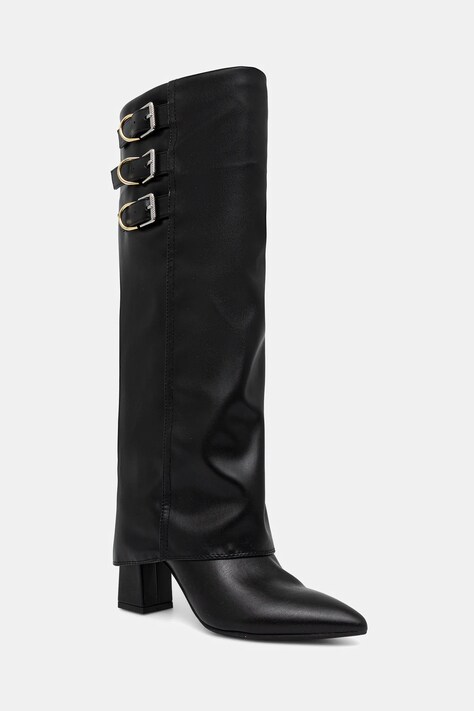 Guess cizme GARICA culoarea negru, cu toc drept, FLFGAR ELE11