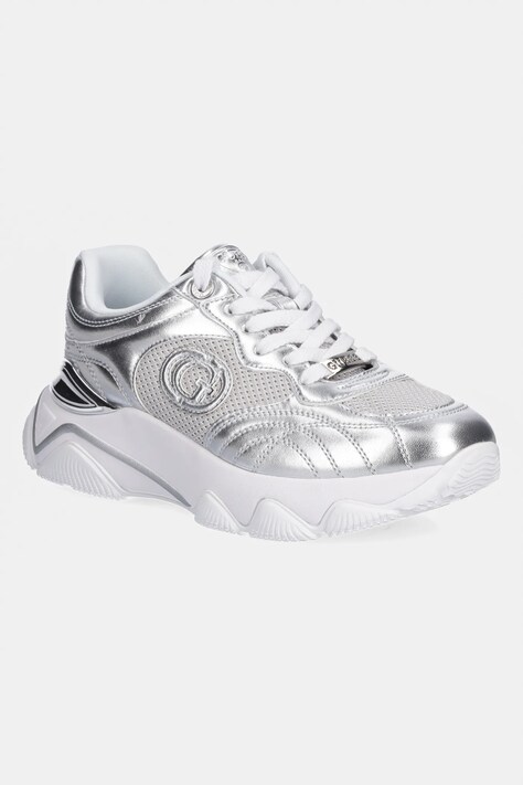 Guess sneakersy MORRIZ damskie kolor srebrny FLFMRZ ELE12