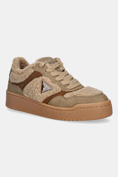 Guess sneakers MIRAM10 donna colore beige FLFM10 FAB12