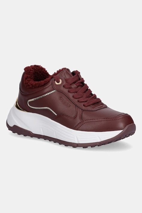 Guess sneakers FARREA culoarea bordo, FLFRRE ELE12