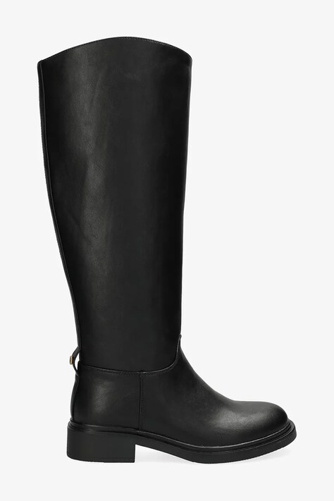 Mexx kozaki STACK ROLLER damskie kolor czarny na słupku MI001802453W