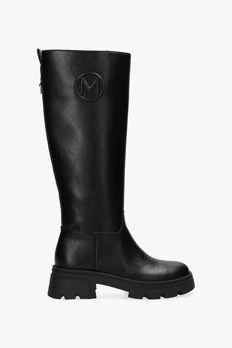 Mexx kozaki MAIANA RIVER damskie kolor czarny na płaskim obcasie MI001802753W