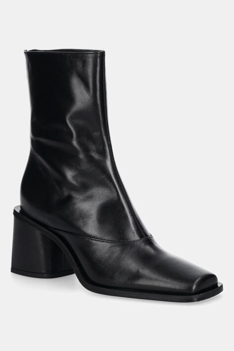 Kenzo botki skórzane Kimi Ankle Boots damskie kolor czarny na słupku FF62BT120L66.99