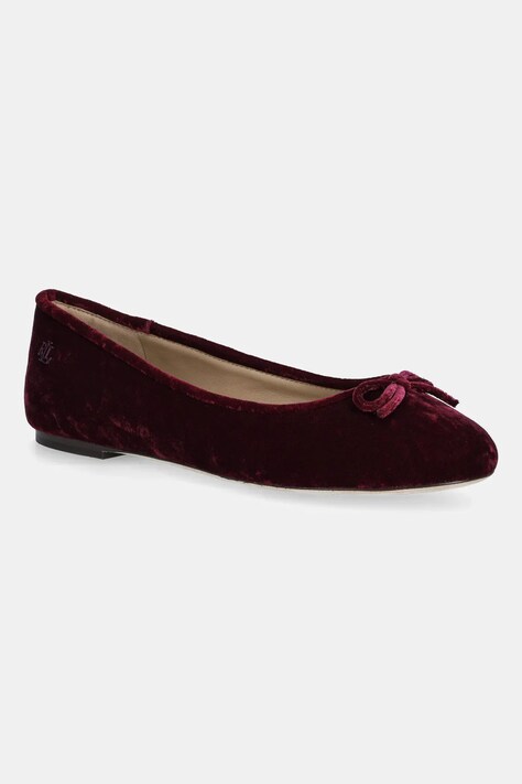 Baleríny Lauren Ralph Lauren Jayna IIi červená farba, 802977875004