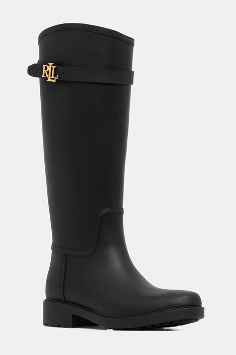 Lauren Ralph Lauren gumicsizma Portiah fekete, 802980678001