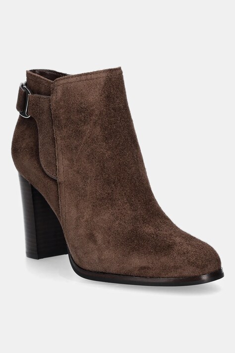 Σουέτ μπότες Lauren Ralph Lauren Tasha Bt Hl χρώμα: καφέ, 802980068002